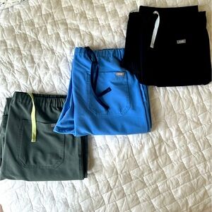 Figs Scrub Pants 3 pairs